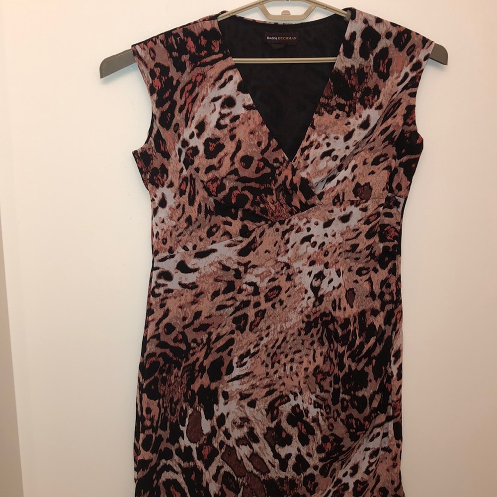 Dana Buchman dress size XL leopard print